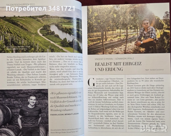 Справочник - вината на Германия 2021 / Falstaff Wein Guide Deutschland 2021, снимка 6 - Кулинария - 55064982