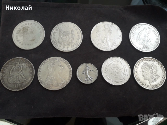 лот от 9 броя големи монети - РЕПЛИКИ!, снимка 4 - Нумизматика и бонистика - 52258298