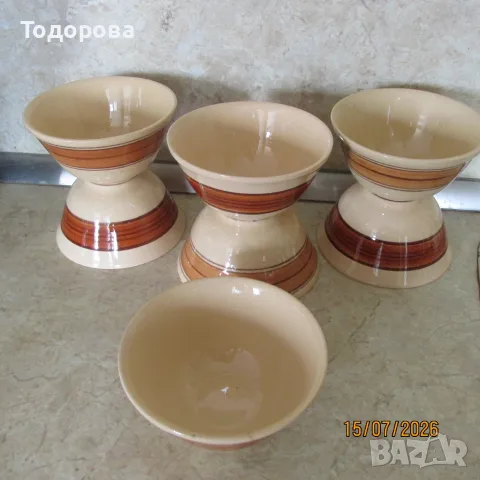 керамични купички, снимка 3 - Сервизи - 55299399