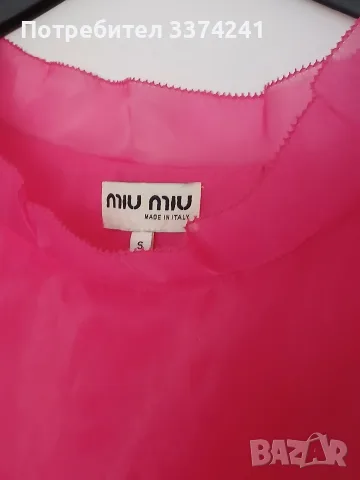 Дамска блуза Miu Miu, снимка 2 - Туники - 55378312