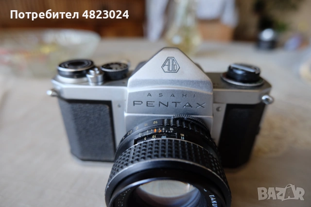 Asahi Pentax & Super Takumar 55mm f2 Lens. M42 Mount., снимка 2 - Фотоапарати - 54492872