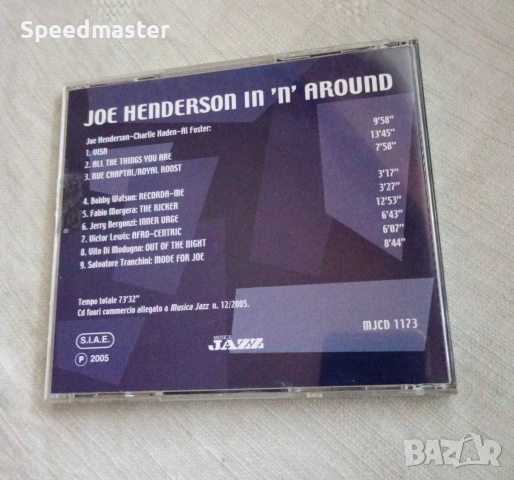 Joe Henderson - In n Around, снимка 3 - CD дискове - 54729298