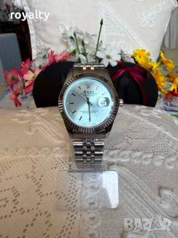 Rolex Нов Мъжки Часовник Кварцов Механизъм Ролекс , снимка 2 - Мъжки - 54722366