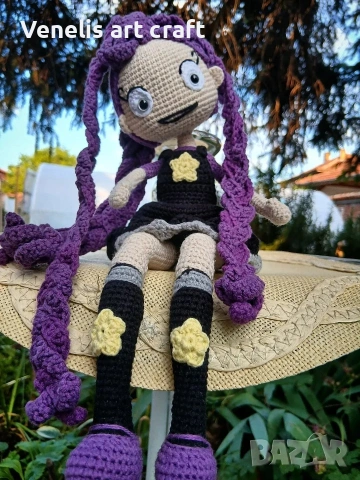 Плетена кукла Лили персонаж от игра / Lily Lovebraids Poppy Playtime , снимка 2 - Кукли - 54756386