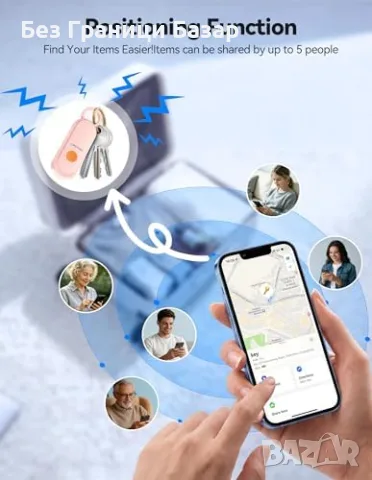 Нова самозащита TECKNET лична аларма 130dB SOS LED светлина Find My локатор за ключове чанти, снимка 3 - Други - 55450890