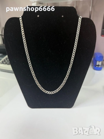 Сребърен синджир 925 проба , снимка 2 - Колиета, медальони, синджири - 54026773