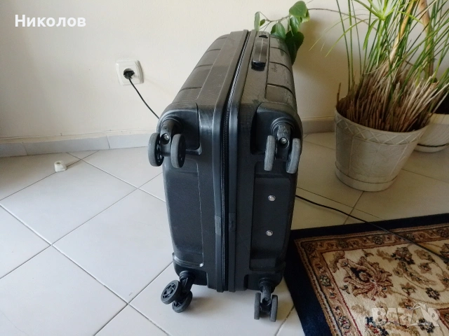 Куфар 4бр колелца "олекотен 3кг" 60/40/22см  "CHECK.IN" "130€-88%=15€"+Доставка!, снимка 2 - Куфари - 55036163