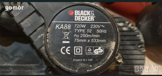 лентов шлайф Black&Decker KA88, снимка 6 - Други инструменти - 54786637