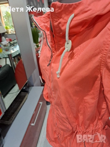 Дамско пролетно яке с качулка 100%памук  H&M (N38), снимка 3 - Якета - 54089426