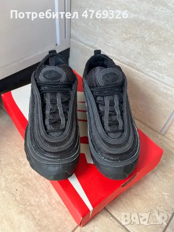 Nike Air Max 97 Triple Black – Оригинални, 41 номер, снимка 4 - Маратонки - 55529668