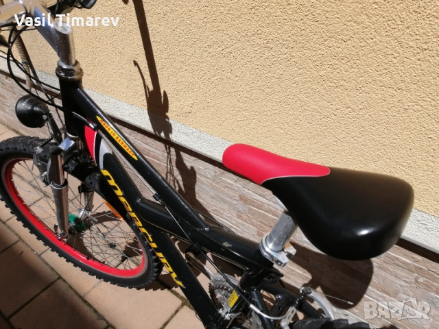 Спортен алуминиев велосипед 24 *   Mercury aero tubing 7005 Shimano 3X7 , снимка 9 - Велосипеди - 54320791