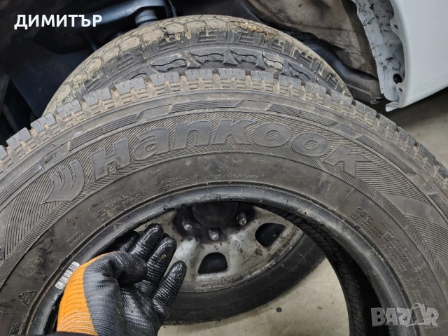 2бр.зимни гуми HANKOOK 215 75 16C DOT19 цена за брой, снимка 4 - Гуми и джанти - 54082806