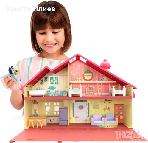 Блуи BLUEY Голямата Семейна Къща на Bluey с фигурка и аксесоари, снимка 2 - Фигурки - 54198932