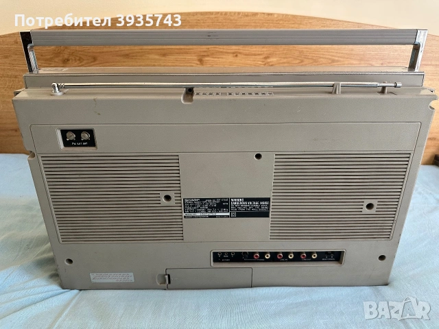 SHARP GF 515 boombox , снимка 5 - Радиокасетофони, транзистори - 55068719