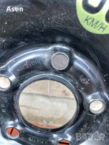 Bmw e60 e61 530 Патерица Резервна Гума 17, снимка 4 - Гуми и джанти - 54800073