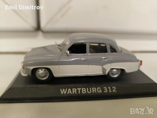 Моделче на Wartburg-312 в мащаб 1:43, снимка 7 - Колекции - 55659049