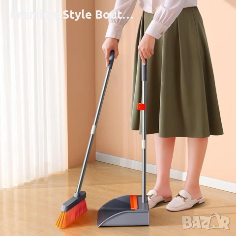 Комплект висококачествена метла с лопата, снимка 3 - Други стоки за дома - 54091016