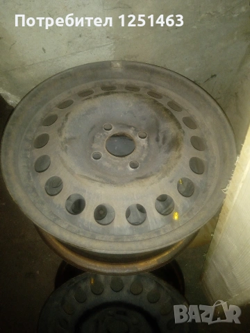 Джанти метални за Опел 15" 4×100, снимка 2 - Гуми и джанти - 54386626