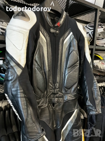 Кожен мото екип DAINESE ASPIDE ,54/L ,2 части, ,гърбица протектори,оригинален 682.58 лв. / 349 €, снимка 2 - Аксесоари и консумативи - 54477658