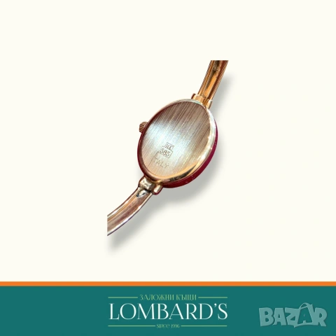 Часовник GENEVE Italy quartz 14K Gold, N: 35216, снимка 4 - Дамски - 54958627