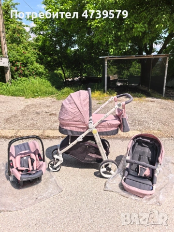 Бебешка количка Kikka Boo 3 в 1, снимка 9 - Детски колички - 54786247