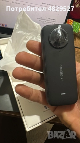 Insta360 x3 Нова не използвана , снимка 4 - Камери - 54575682