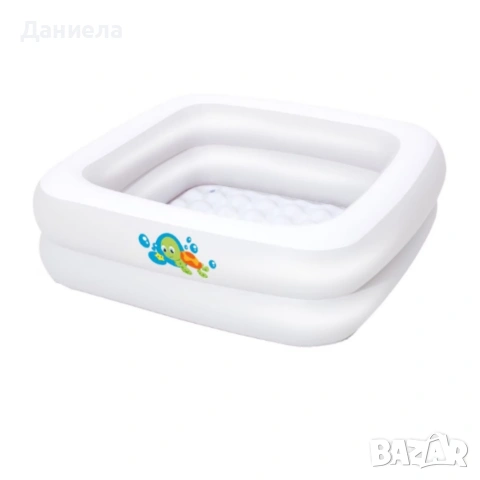 Надуваем детски басейн и вана 3 в 1 - Безопасно къпане и забавление навсякъде, снимка 6 - Басейни и аксесоари - 55063741