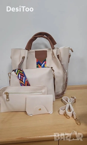 👜✨ Тотален Хит – Дамска чанта 4в1 модел 2026!, снимка 2 - Чанти - 54664764