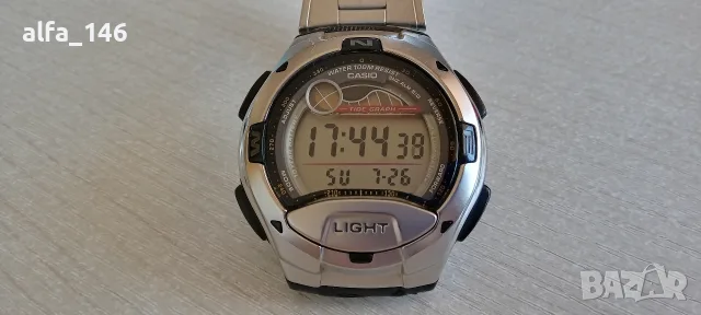 Мъжки часовник Casio W-753 TIDE GRAPH, снимка 13 - Мъжки - 55424853
