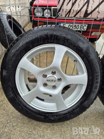 Джанти Dotz 16 цола , 5х100 , 6.5j ,et40 , 205/60/16 Toyota Vw Subaru, снимка 2 - Гуми и джанти - 54460278