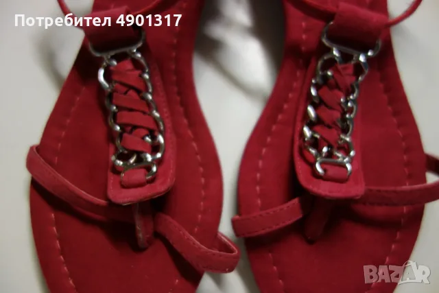 нови кожени сандали Clarks, 35.5ти номер, снимка 3 - Сандали - 55465012