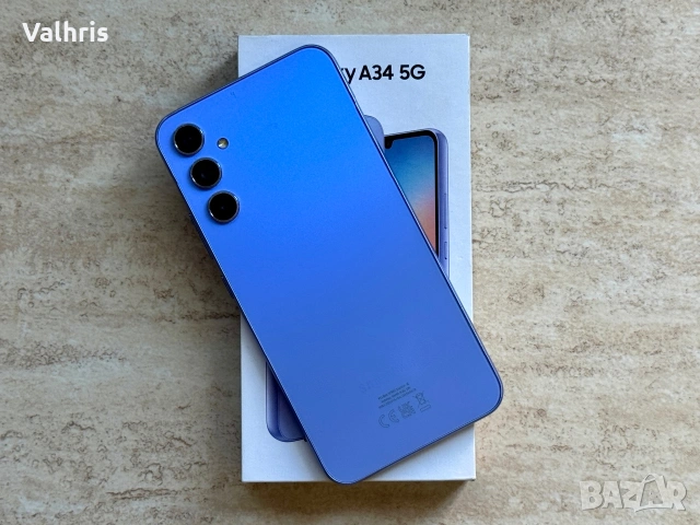 Samsung A34 256GB / 5G / ПЕРФЕКТЕН!