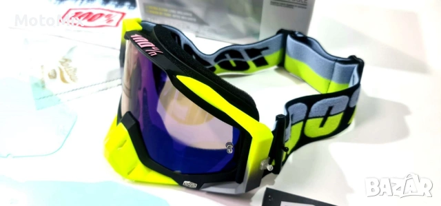 Очила мотор - MX GOGGLE 100%, снимка 2 - Аксесоари и консумативи - 54363252