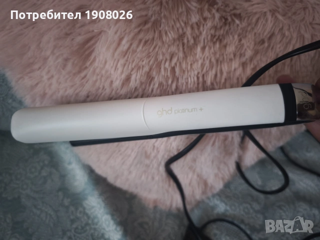 Професионална смарт преса за коса ghd platinum+ (Бяла) – Отлично състояние, снимка 5 - Преси за коса - 55084807
