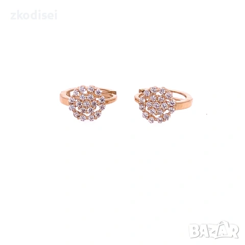 Златни детски обеци 1,62гр. 14кр. проба:585 модел:37697-5