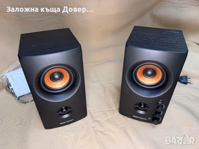 HIFI Тонколони дървени чисто нови колони за компютър телефон лаптоп koloni tonkoloni pc laptop bluet, снимка 8 - Тонколони - 54899251