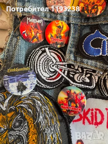 Battle Jacket(хеви метъл),Heavy metal елек(нашивки,значки), снимка 11 - Якета - 55015296
