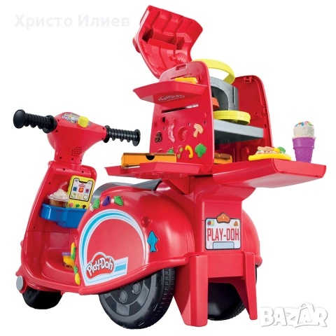 PlayDoh Скутер ride on за разнос на пица с пластелин, снимка 5 - Други - 55144141