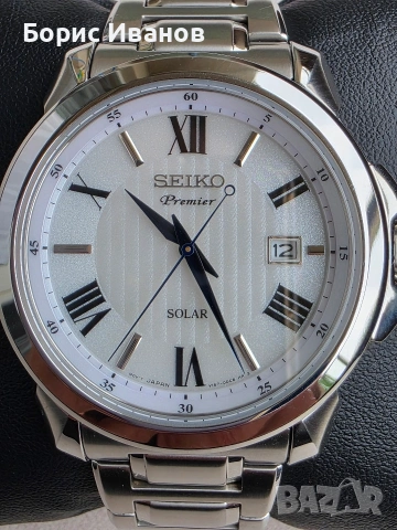 Seiko Premier Solar SNE453P1 , снимка 3 - Мъжки - 54878630