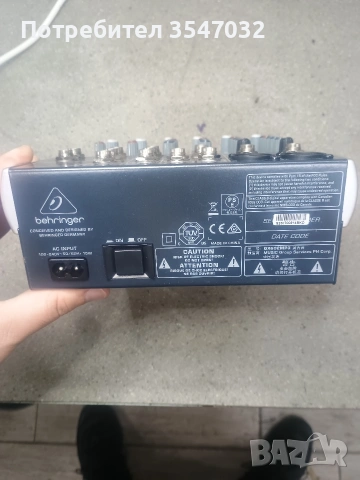 пулт behringer xenyx qx602 MP3 , снимка 4 - Ресийвъри, усилватели, смесителни пултове - 54810348