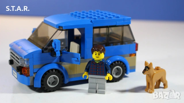 Лего Приключение Бус с Каравана 60117 Lego Van with Caravan Adventure, снимка 3 - Конструктори - 54715921
