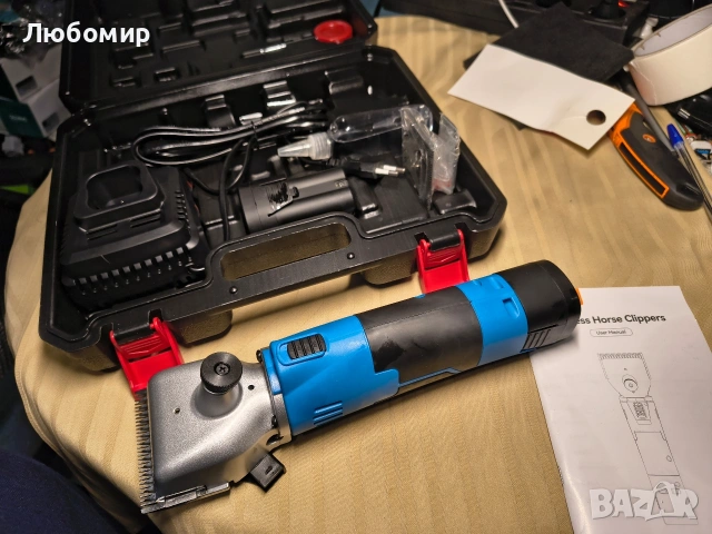 Безжични машинки за подстригване на коне oneisall, професионални машинки за подстригване на коне , снимка 8 - Коне - 54122613