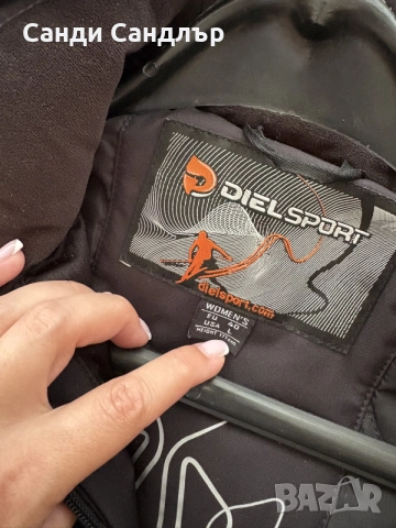 Дамско черно ски яке Dielsport.  L размер.