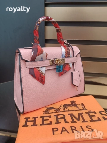 Hermes Нова Стилна Дамска Чанта Ерме Различни Цветове , снимка 2 - Чанти - 54613481