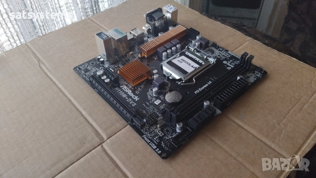 Дънна платка ASRock H110M-DVS R3.0 Socket LGA1151, снимка 4 - Дънни платки - 54962329