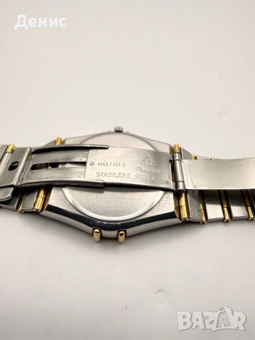 Omega Constellation Manhattan Day-Date Quartz – 18K Gold Bezel & Original Bracelet, снимка 5 - Мъжки - 54894193