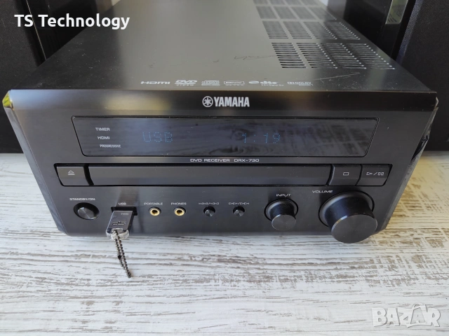 Премиум Hi-Fi система Yamaha PianoCraft (DRX-730 + NX-E300) – Пиано лак, снимка 9 - Аудиосистеми - 55255001