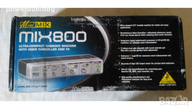 Нов гласов процесор Behringer MIX800