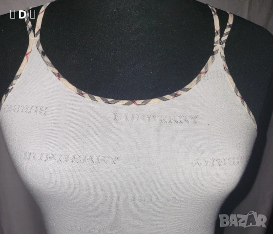 BURBERRY оригинален топ - ХС - С, снимка 7 - Корсети, бюстиета, топове - 54991818