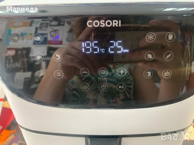 Фритюрник с горещ въздух Cosori Air Fryer, Без мазнина, Дигитален екран, снимка 9 - Фритюрници - 54912654